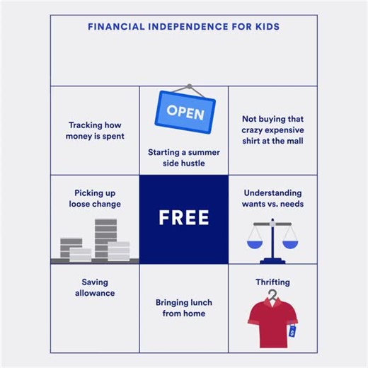 Teaching financial independence to kids can be as fun as a game of bingo. | U.S. Bank