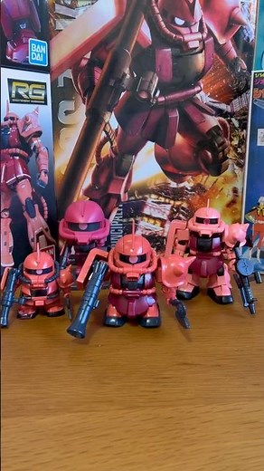 シャア専用ザクII♦️SDコレクション✨#ガンダム#ガンプラ#gundam#gunpla#shorts