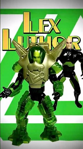Toy Showcase: Lex Luthor in Kryptonite Armor- Superman the Animated Series by Kenner #toyvideo