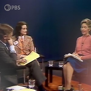 In 1973, William F. Buckley Jr. welcomed Phyllis Schlafly to “Firing Line” to argue against the Equal Rights Amendment. This week’s guest wrote a dystopian novel about a society that subjugates women and honors the conservative activist by naming a cafe after her. #GuessTheGuest? | Firing Line with Margaret Hoover | Facebook