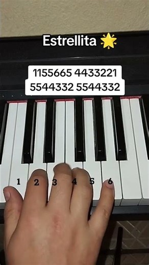 Estrellita piano tutorial #estrellitadondeestas