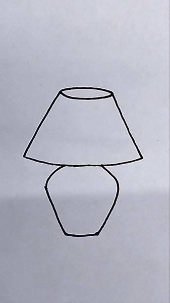 How to Draw a Cute Lamp #shorts #trending #drawing #youtubeshorts #ytshorts #viral #art #short #lamp