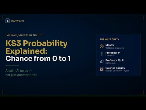 KS3 Probability Explained: Chance from 0 to 1 | aitutors.me
