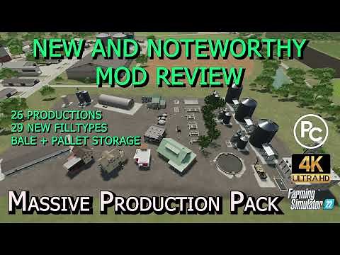 Massive Production Pack | Mod Review | Farming Simulator 22