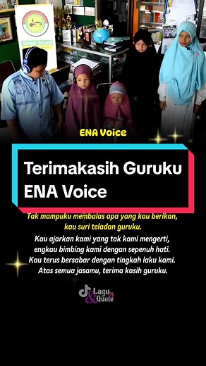 Terimakasih Guruku: Tribute to Teachers by ENA Voice