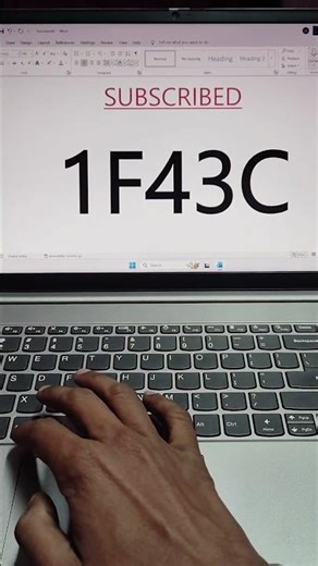 🔥MS Word Magic: Panda 🐼 Symbol Shortcut Key#viral #viralshorts #viralvideo #computer #logomsword