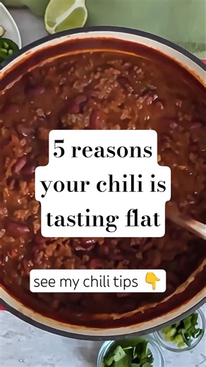 tips for making the best chili in the description! FOLLOW for more easy #recipes and #cookingtips