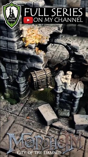 Enter the City of the Damned | Mordheim Megaboard WIP #max_dm_crafting #diycrafts #mordheim #wip