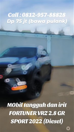 Zaida Auto on Instagram: "Toyota Fortuner VRZ GR 2.8 Sport Diesel 2022 new model vleg - New Model - ⁠Vleg hitam terbaru ( awas salah ) - Mesin Diesel 2,8 cc - Sunroof - Power Back Door - Km 35.000 Antik - Warna Hitam - Nopol B Genap - Spion rectrac - wireless Charging - Head unit - elextric seat - kamera 360' - Ban 95 persen - Engine star - Pajak 2026 - Body Full Original - Tangan 1 Dari Baru - Atas Nama Perorangan - Nik 2022 - Perlengkapan Kendaraan Komplit - Dijamin Kondisi Seperti Baru GARANS
