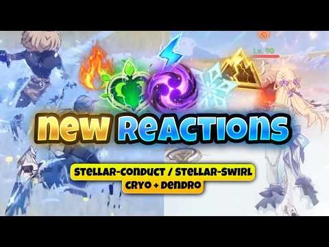 NEW REACTIONS IN SNEZHNAYA — Stellar Reactions Explained - Genshin Impact