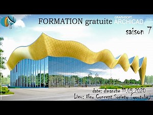 Live formation Gratuite ArchiCAD saison 7 (Modelisation d'un terrains sur ArchiCAD)