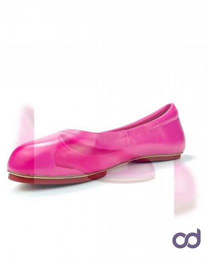 Blushing Pink Silken Glide Sahach Ballet Flats