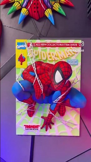 Spider-Man 3d poster print with snapmaker u1 file from Yosh studios #3dprinting #marvel #spiderman