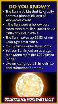 5 Mind-Blowing Facts About the Sun You Didn’t Know