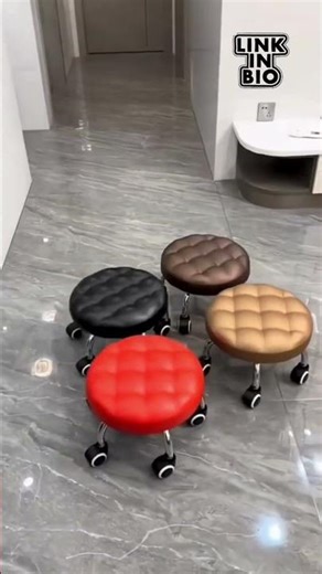 Mini Moving Stool 🔄 | Portable Folding Stool for Cleaning, Kitchen & Camping | #shorts #furniture