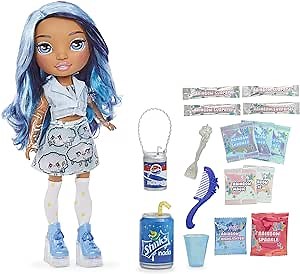 Rainbow Surprise Rainbow High 14-inch Doll – Blue Skye Doll with DIY Slime Fashion (571209)