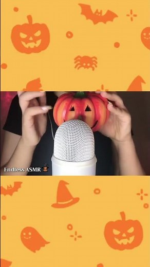🎃 Pumpkin ASMR#ASMR #PumpkinASMR #HalloweenASMR #TappingASMR #SpookyASMR #RelaxingSounds #SleepASMR