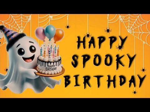 🎶✨Happy Spooky birthday Song | Halloween themed song 2025 ‪@wishywaves‬ ✨