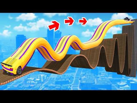 CAN A MONSTER TRUCK DRIVE OVER A LOG BRIDGE IN GTA 5? - GTA 5 EXPERIMENT