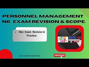 Personnel Management N6 Revision.