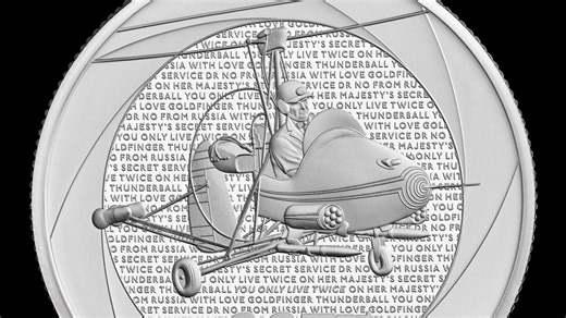 James Bond celebrated in new Royal Mint coin range