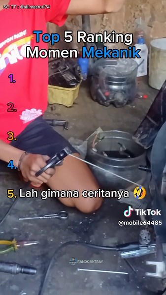Top 5 Ranking Mekanik🤣 | No.1 keracunan bensin mungkin☠️