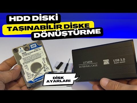Laptoptan Çıkan Hard Diski Taşınabilir Disk Haline Getirme | Kutu Montajı ve Biçimlendirme