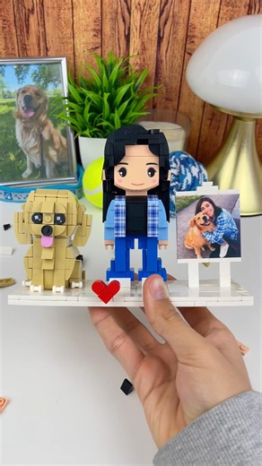 It’s a customizable LEGO set with your dog! 🐶🦴#doglover #dogowner #dog
