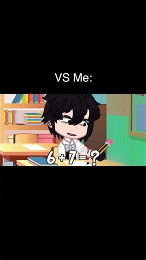 Normal People Doing Math VS Me | Gacha Life Reacts To