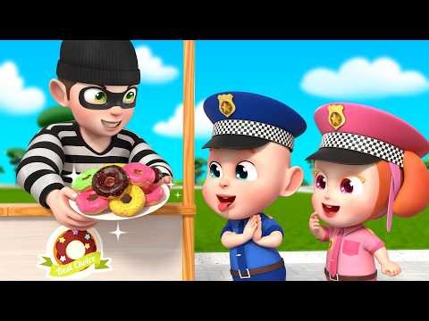 Be Careful! Stranger with Donuts 🍩🚫| Police Song | Safety for Kids | Rosoo Nursery Rhymes