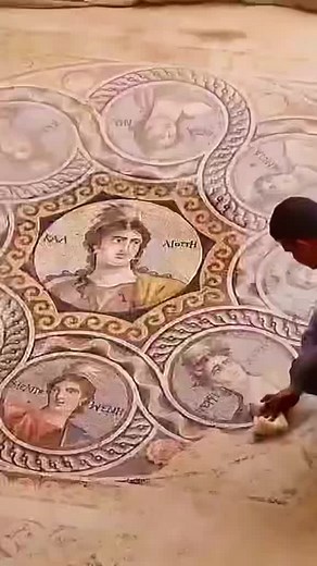 Amazing! 2000 year old Ancient Greek mosaics of 9 muses Kalliope, Klio, Erato, Euterpe, Melpomene, Polyhymnia, Thalia, Terpsichore and Ourania discovered in Turkey! #greece #ancient #greek#greekhistory #mosaic #history #turkey#ancientgreece #turkiye #greektiktok