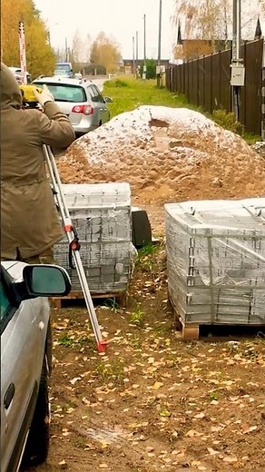 🚗 How to build a Driveway Entrance with Paving Stones: Start-to-Finish DIY #building #paving #short