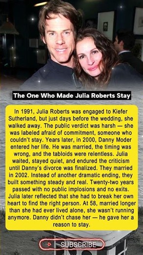 The One Who Made Julia Roberts Stay #TrueLove