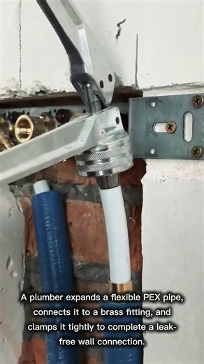 Installing PEX Water Pipes Using Expansion And Press Tools
