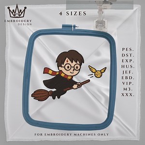 Golden Snitch Embroidery Design: Wizard Magic (digital Download) - Etsy