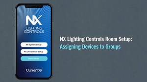 NX Lighting Controls Room Setup: Assigning Devices to Groups