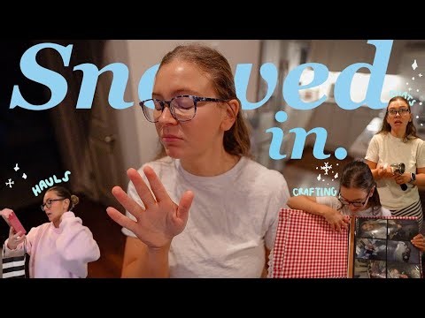 I've been snowed in my house for a week..