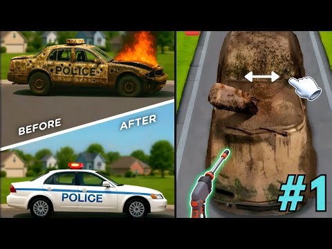 Car ASMR makeover game simulator asmr #asmr #games