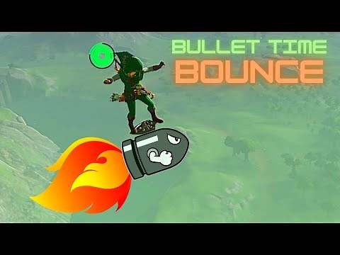 How to Bullet Time Bounce - Zelda BOTW