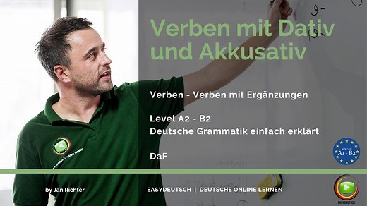 Verben mit Dativ und Akkusativ | Erklärungen & Übungen