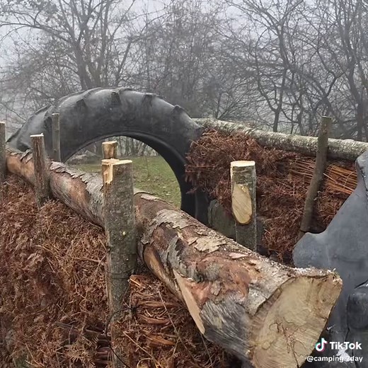 Creating a Cozy Shelter by the Fireplace for Camping