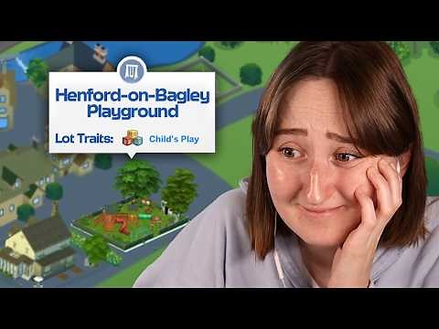 I built a custom playground with ONLY The Sims 4: Cottage Living!