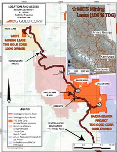 TDG Gold Announces Exploration Target Range for Mets Mining Lease
