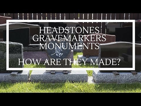 Monument Company Tour- behind the scenes look at how a headstone is created