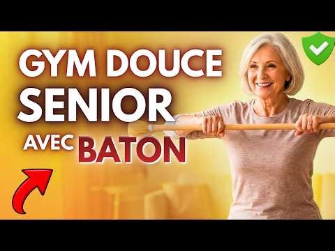 UPPER BODY MOBILITY with a POLE (broom handle) GENTLE GYMNASTICS FOR SENIORS