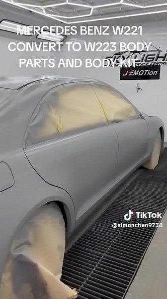 Mercedes Benz W221 to W223 Body Kit Conversion | Simon Chen