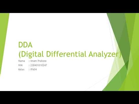 Algoritma DDA - Digital Differential Analyzer