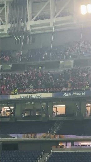 The Arsenal fans couldn't stop celebrating in the Bernabeu 🙌