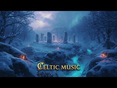 Celtic Snow Music 🍀 1 Hour Gentle Snowfall Instrumental Soundscapes
