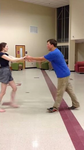 Two-Handed Floor Spin (Swing)